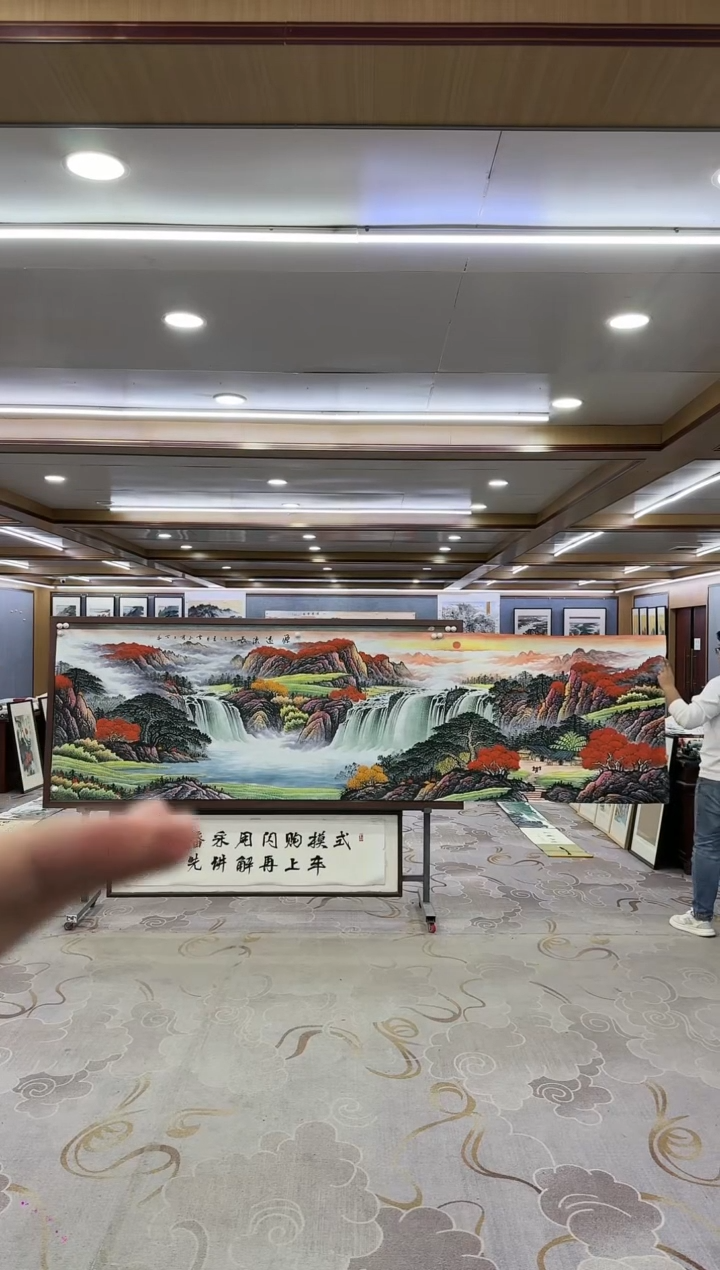 绘画一-刘雪红-小丈二-山水国画