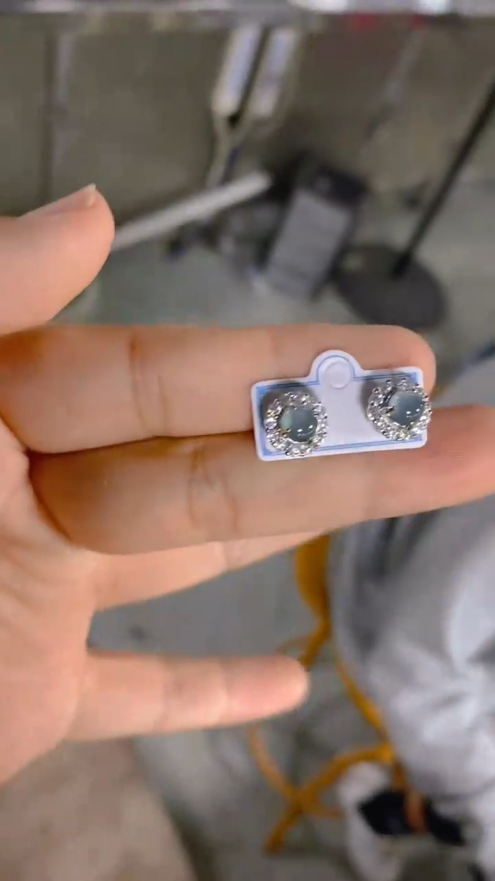 【闪购商品】翡翠耳饰未镶嵌0447797460多样性发一