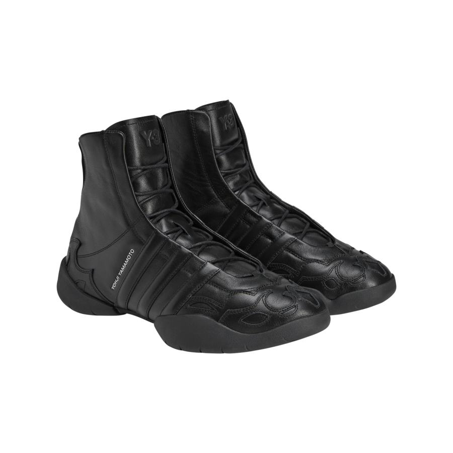 Y-3/Y-3（53-JQ8845）REGU HI黑色时尚高帮运动休闲鞋