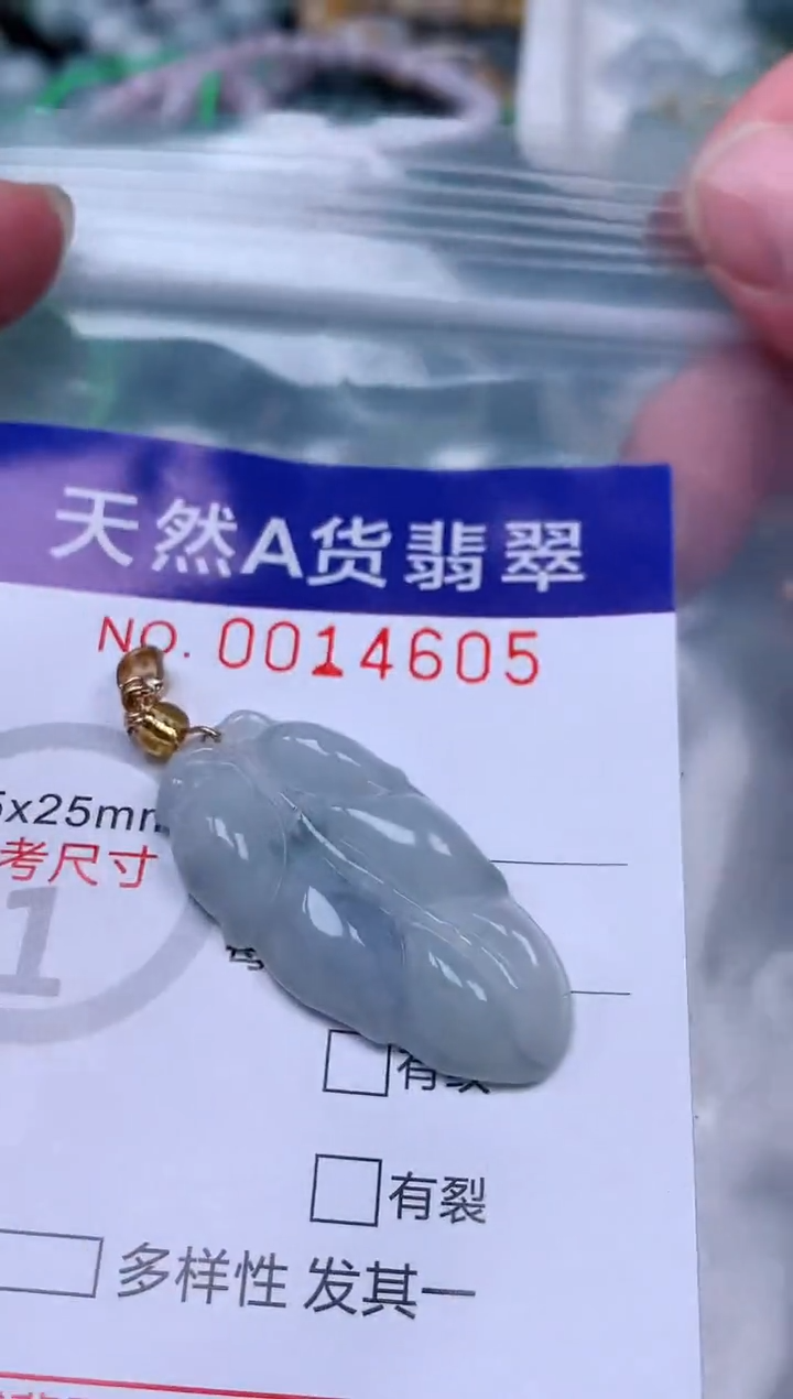 吊坠(赠链)未镶嵌翡翠1