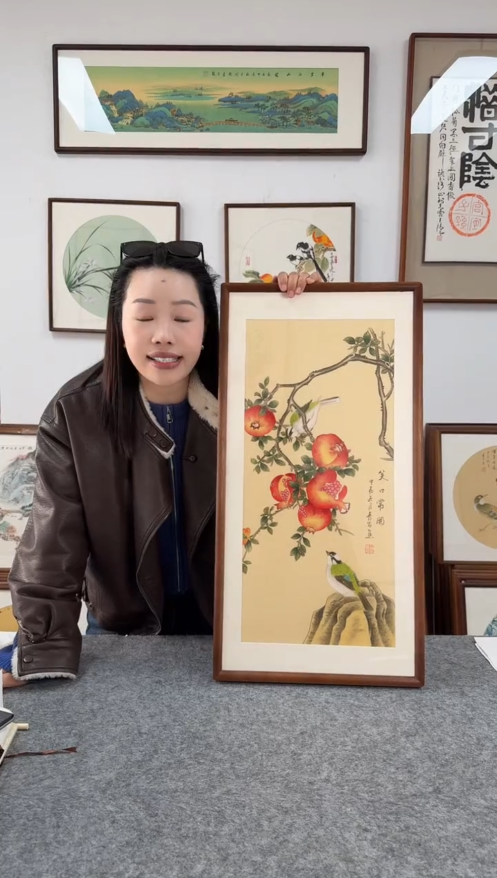 书法青石13-36*69绘画手绘同款