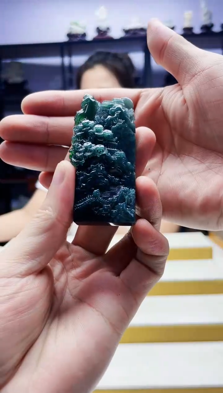 定制翡翠未镶嵌毛货07110139