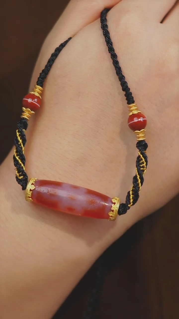 【闪购商品】玛瑙/玉髓项链银S925镶嵌多样性发其一