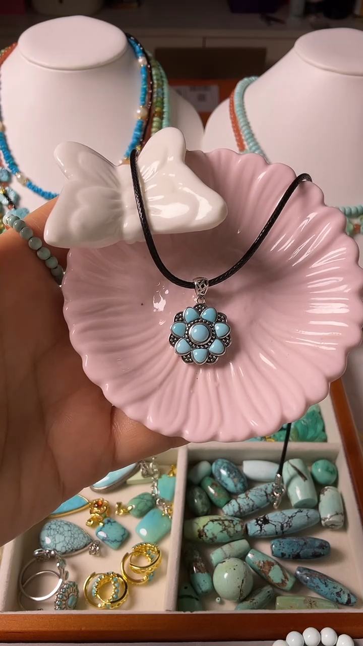 无925银18mm太阳花吊坠