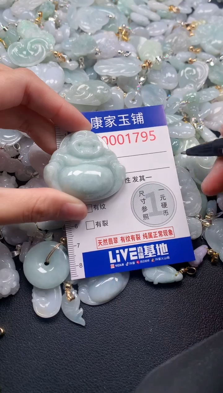 吊坠(不含链)未镶嵌翡翠1795