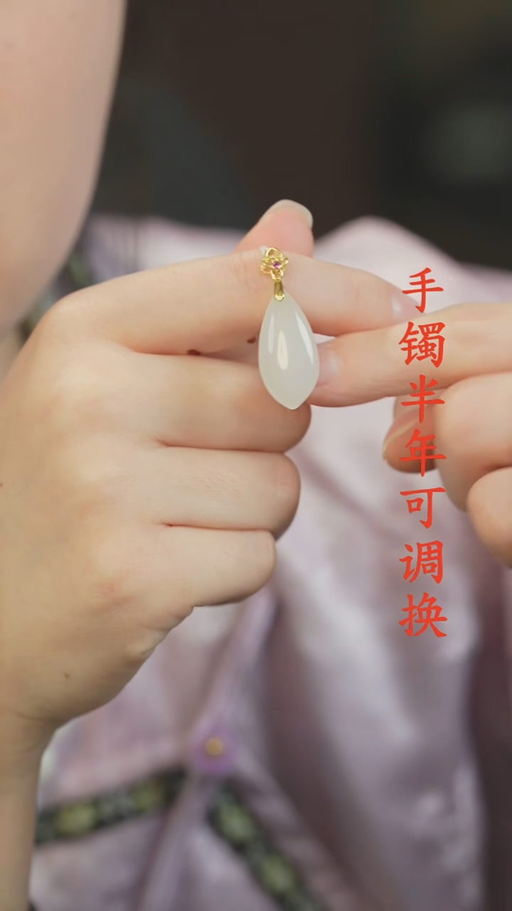 吊坠(不含链)未镶嵌和田玉（白玉）老料 福瓜