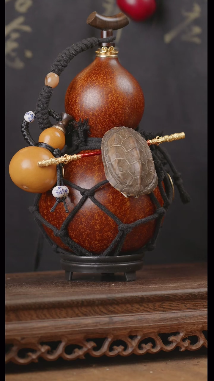 【闪购商品】241号精品天然大漆工艺防渗内胆酒葫芦~