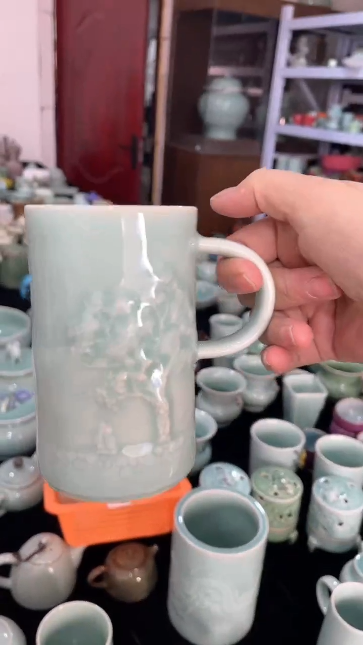 【闪购商品】特价 微瑕 慧仙青瓷