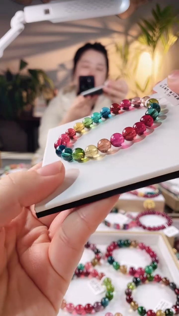 手链未镶嵌碧玺单圈手链8+