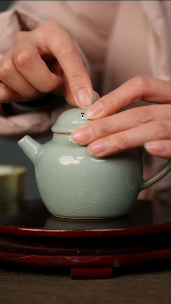 全品  樊立 鱼鳞 壶 