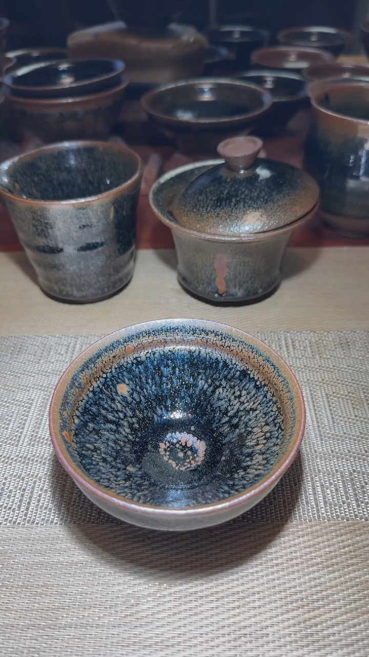【闪购商品】茶盏通天龙窑柴烧建盏