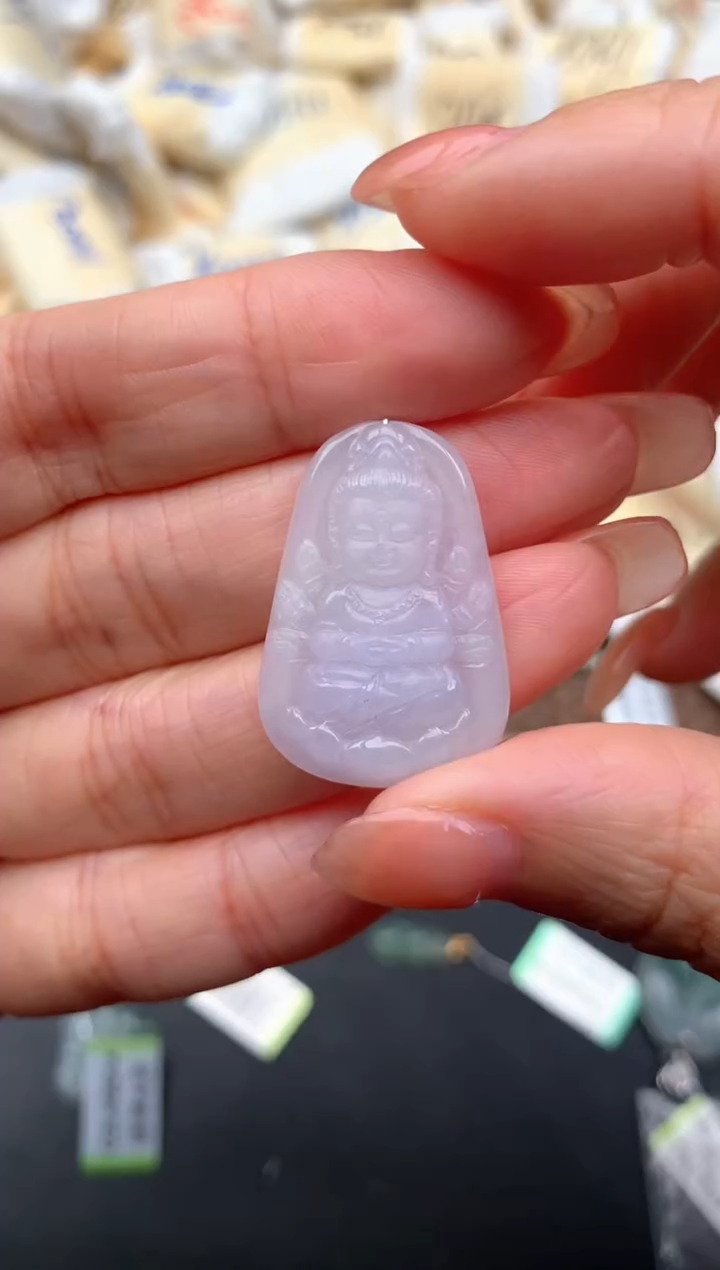 未镶嵌挂件翡翠千手观音