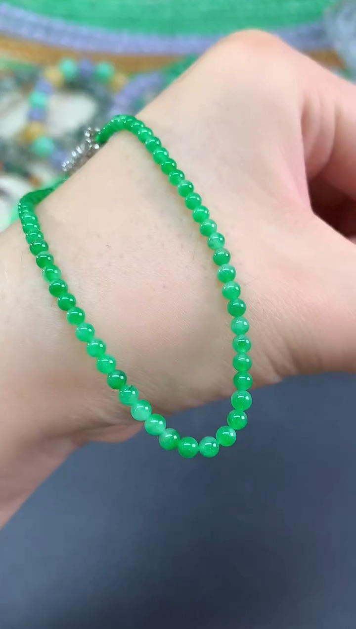 未镶嵌手串翡翠a133手串|8800