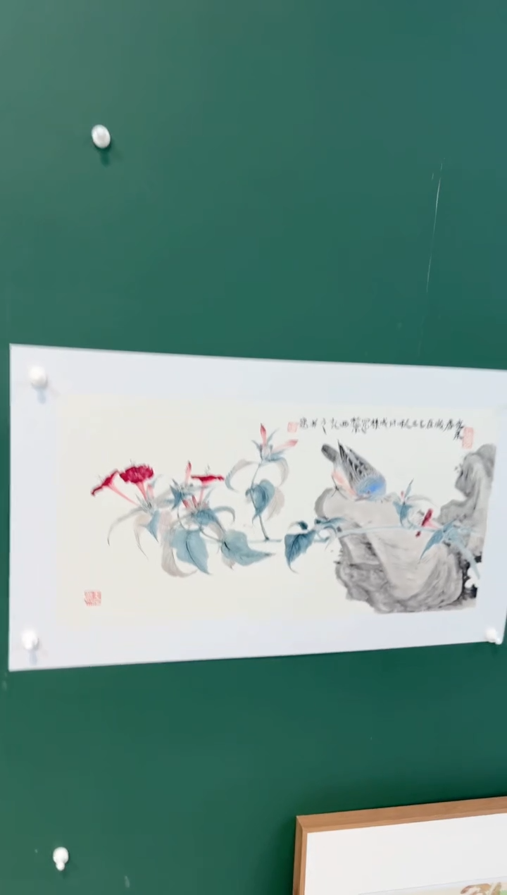 国画王成栋带合影