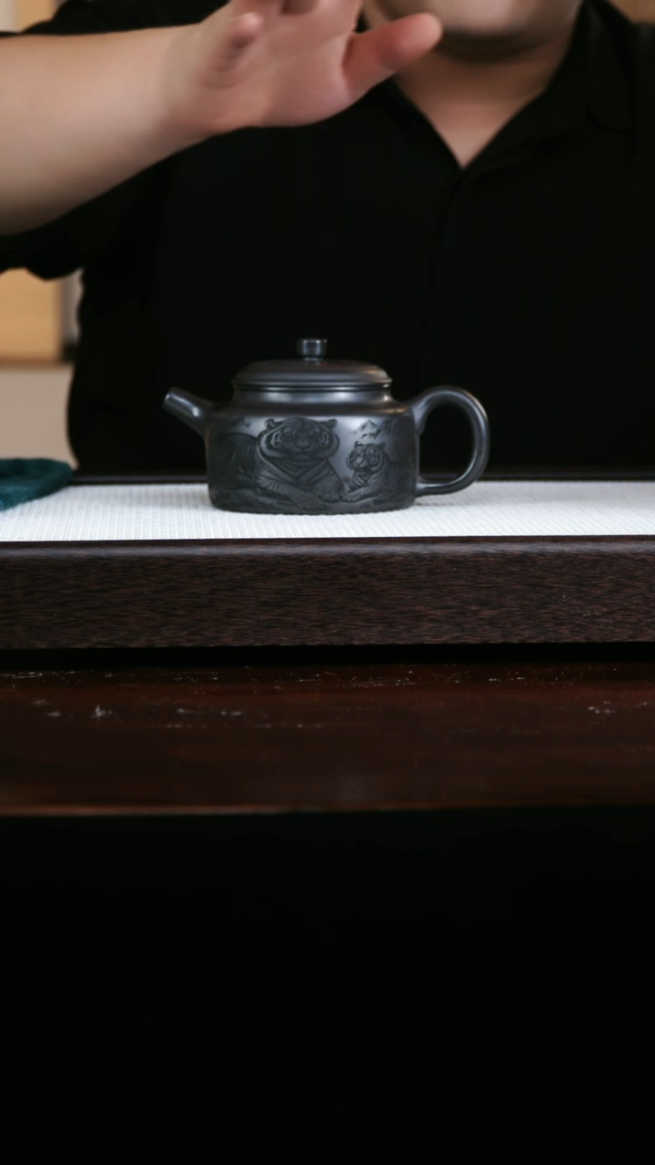 茶壶紫砂德钟 石黄 