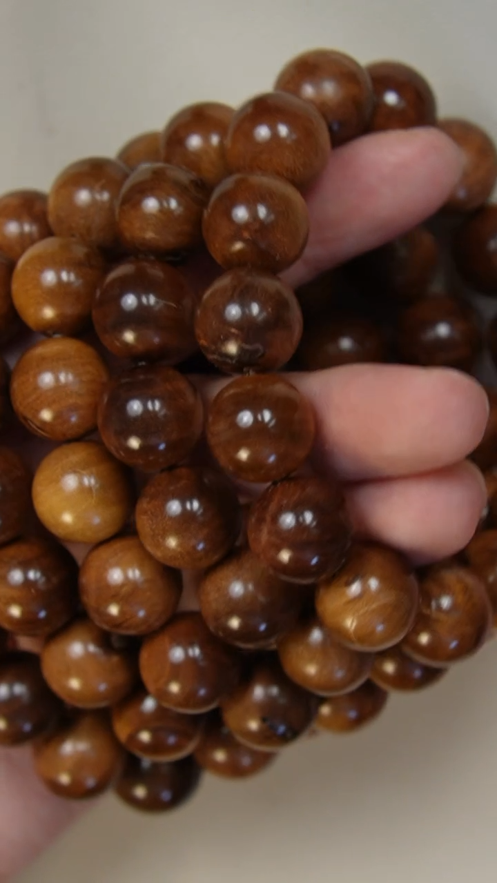 【闪购商品】檀香木手串/手链老山檀香1.5圆珠多样式发其一瑕疵