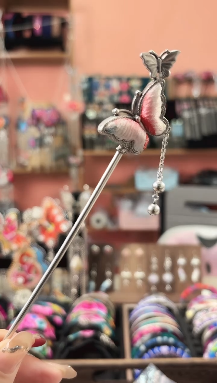 织绣艺枝独绣手工饰品26