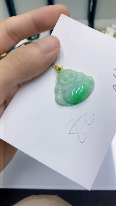 颈饰未镶嵌翡翠翡翠