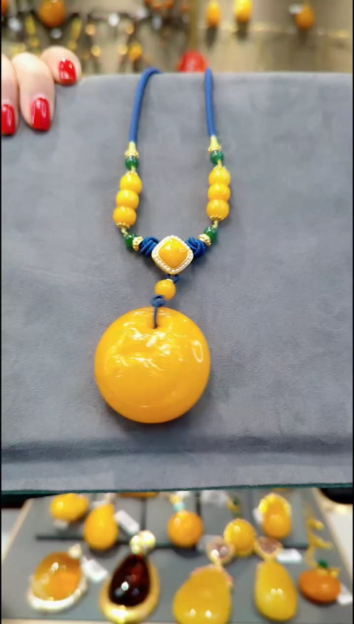 【闪购商品】蜜蜡颈饰未镶嵌H719蜜蜡吊坠