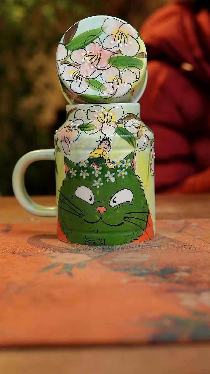 【闪购商品】瓷片1708景德镇手工手绘釉下彩高温瓷