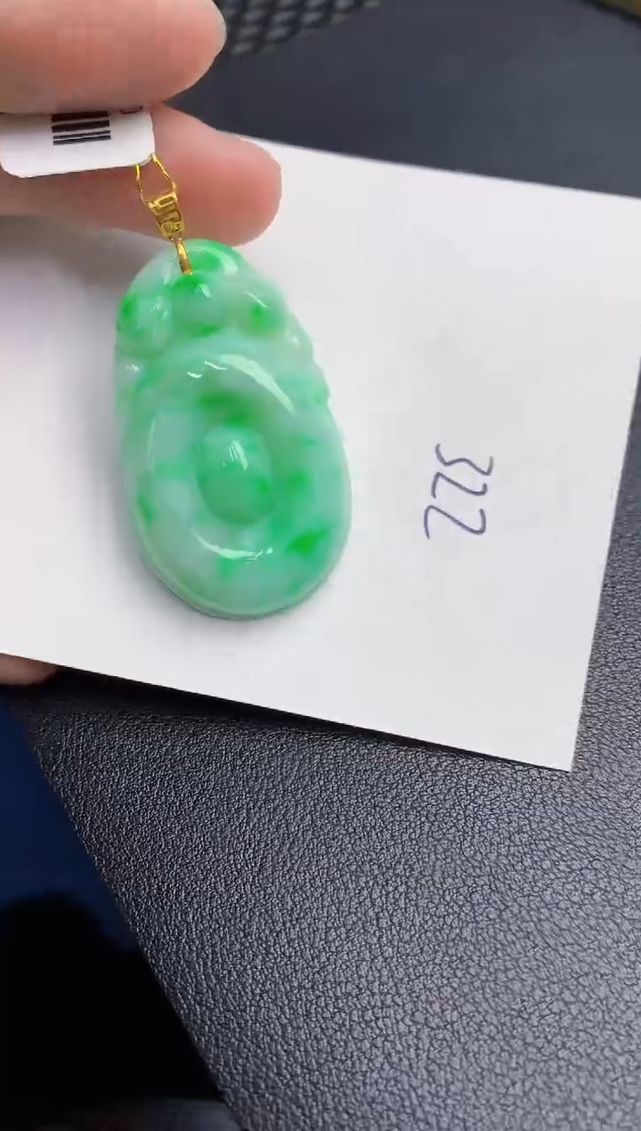 【闪购商品】翡翠颈饰18K金镶嵌000000000