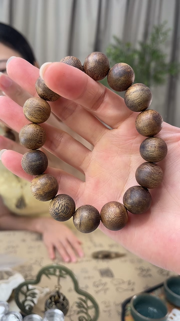 沉香手串沉香奇楠手串14MM
