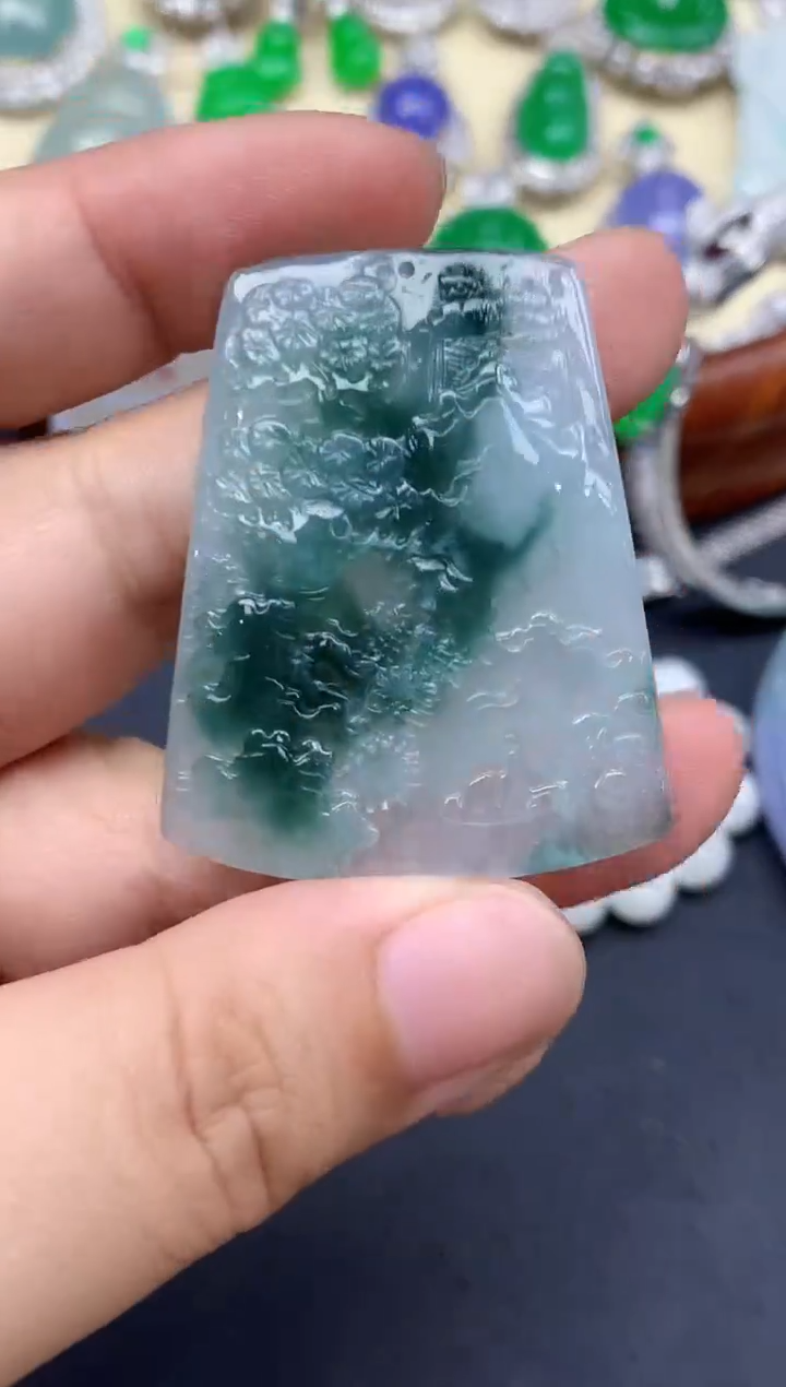 颈饰未镶嵌翡翠192-中国好珍宝