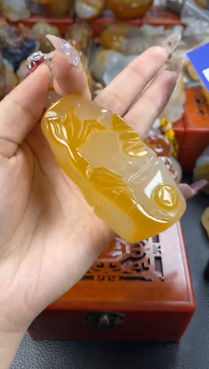 【闪购商品】玛瑙/玉髓手把未镶嵌1