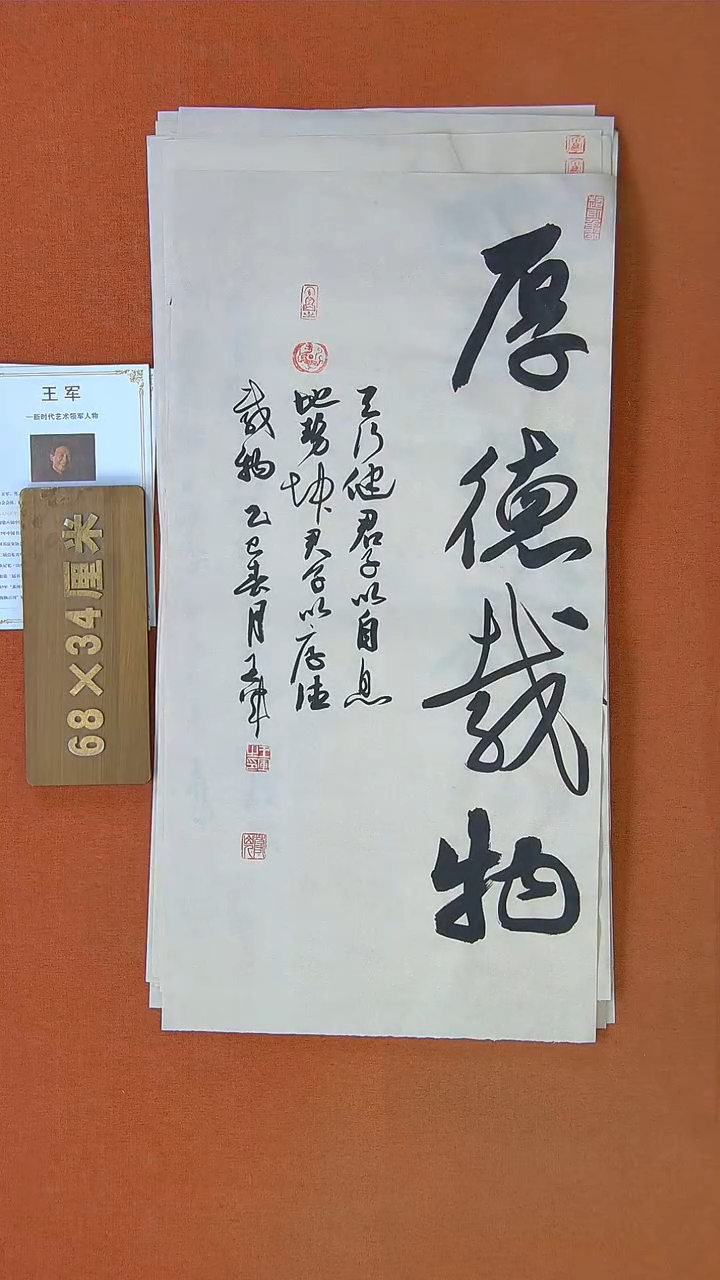 【闪购商品】书法347a王军书法作品