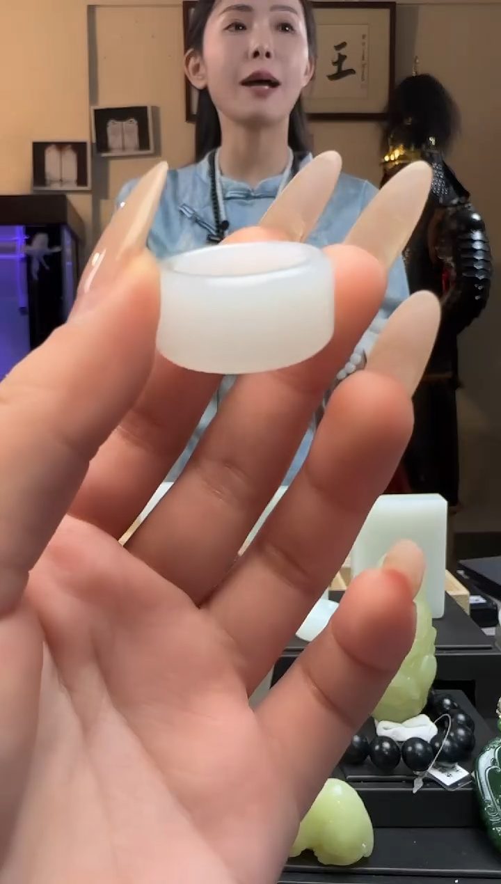 【闪购商品】和田玉白玉未镶嵌扳指