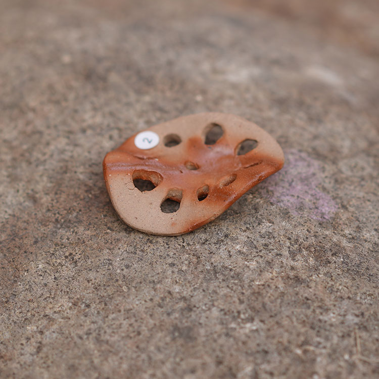 伊禾集物 日本备前烧手工匠人陶吉 茶宠 筷架 陶 茶道 零配 2#