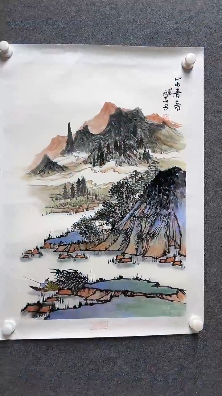 国画王迎春作品B389