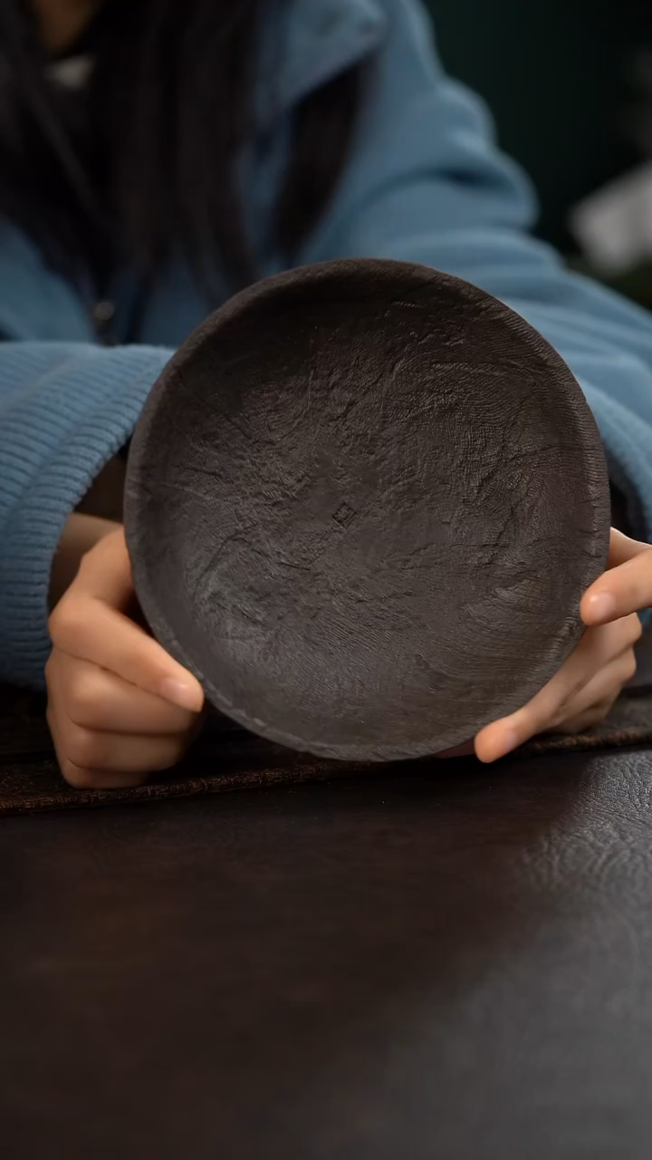 【闪购商品】杯陶瓷杯周边伟壶柴烧壶承手捏小黑