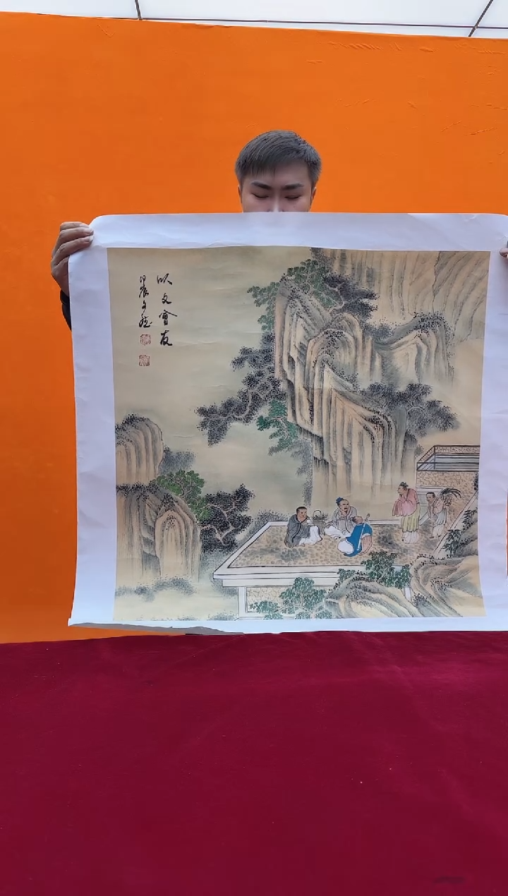 国画以文会友-赵文斌-绘画