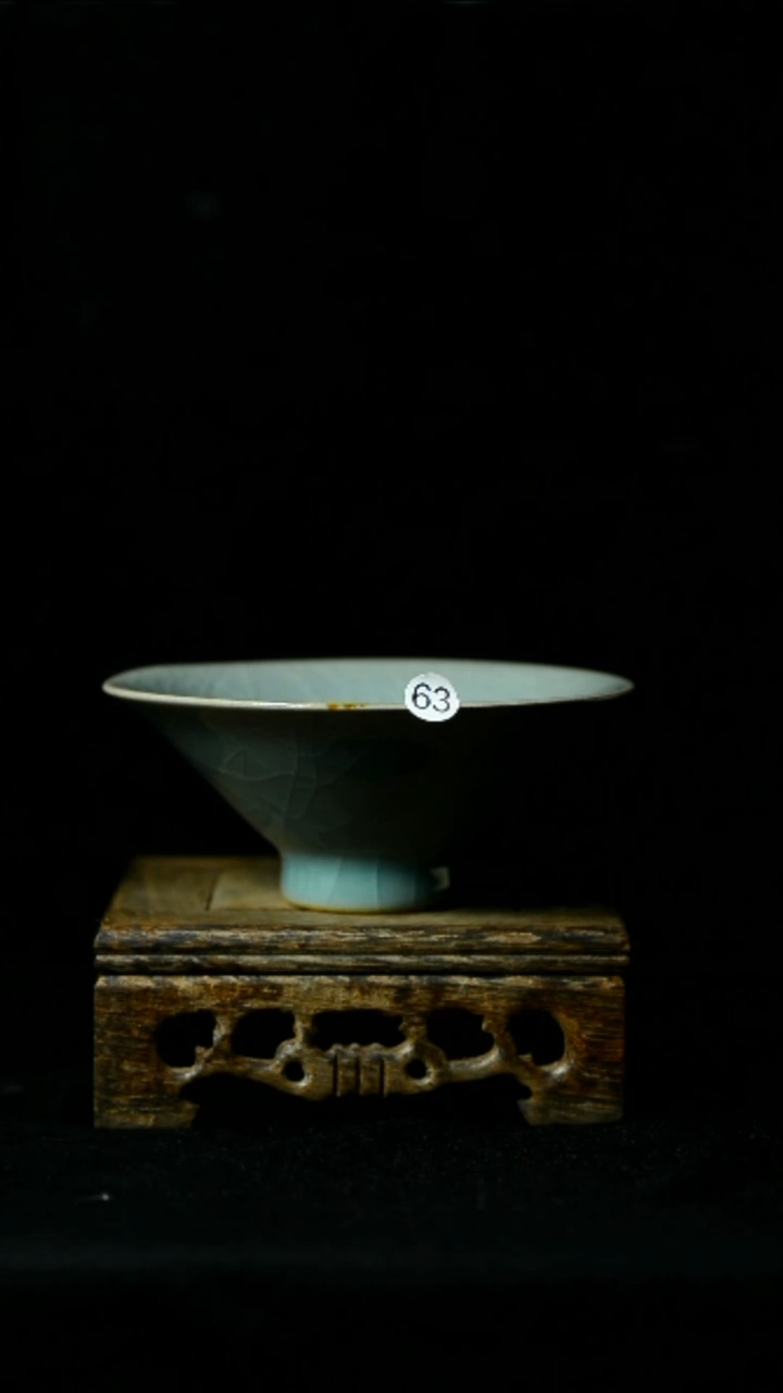 汝瓷63号斗笠杯清凉寺汝瓷