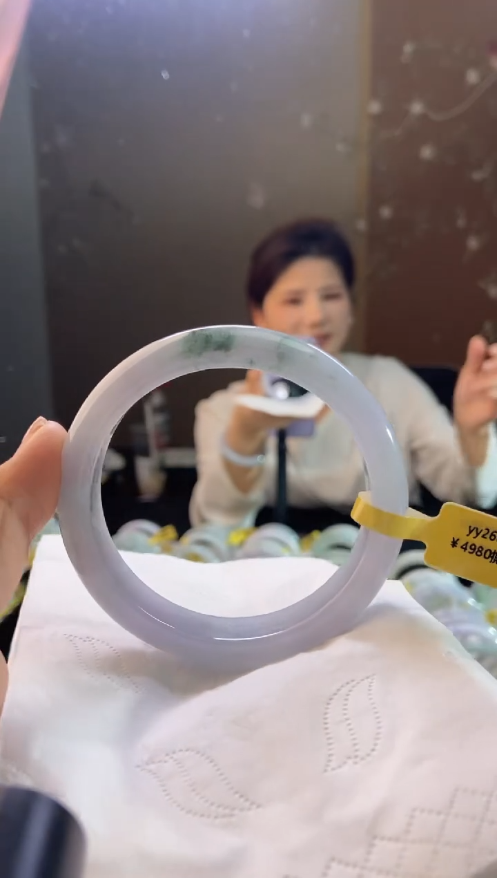 未镶嵌手镯翡翠圈口x61-62