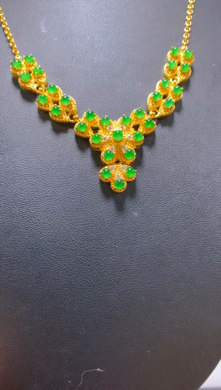 颈饰未镶嵌翡翠多样性发一