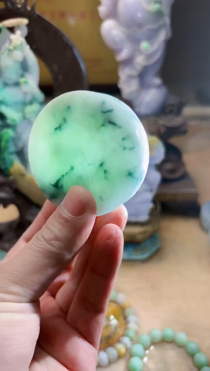 未镶嵌挂件翡翠A货张优9426