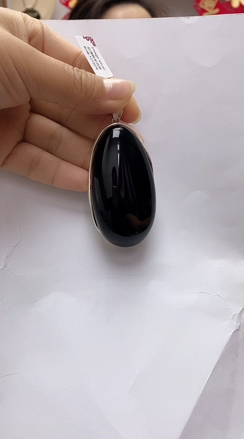 【闪购商品】琥珀裸石银S925镶嵌血珀吊坠