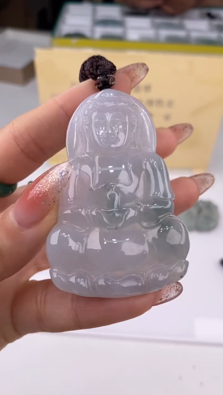 【闪购商品】翡翠吊坠(赠链)未镶嵌26684/静静聊翠