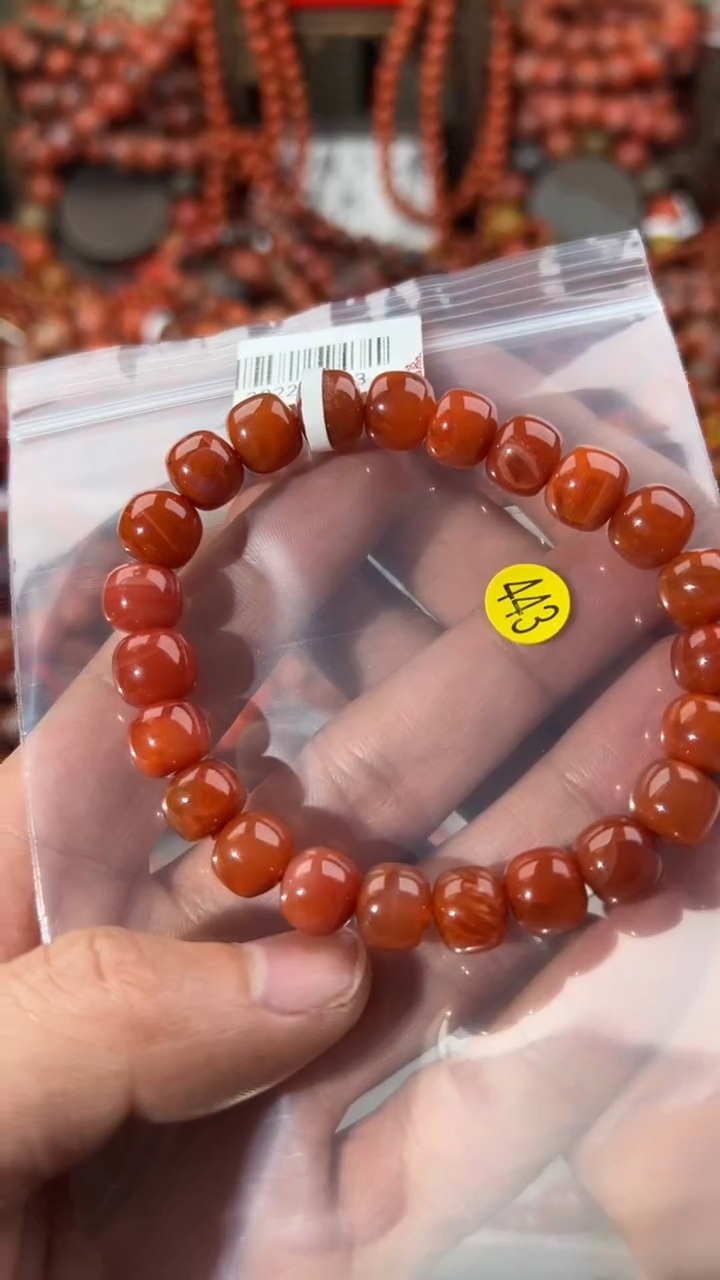 南红玛瑙未镶嵌手串1