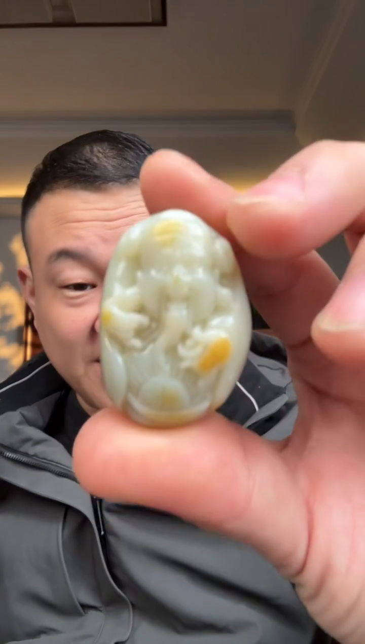 颈饰未镶嵌和田玉拍一发一多样性发货