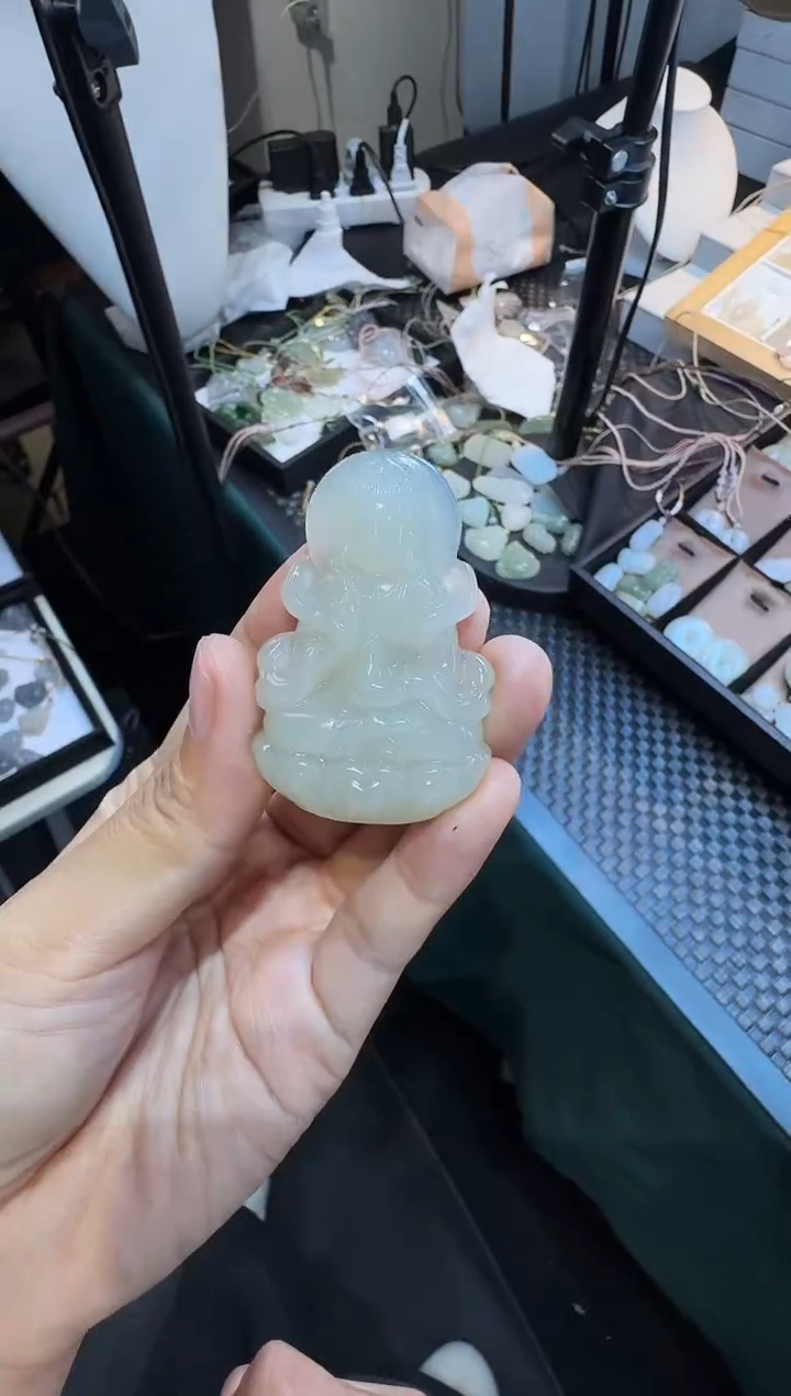 【闪购商品】和田玉颈饰未镶嵌50高冰观音