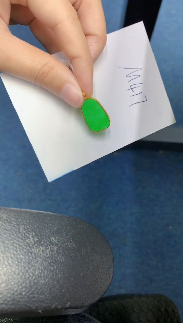 【闪购商品】翡翠颈饰18K金镶嵌000000000