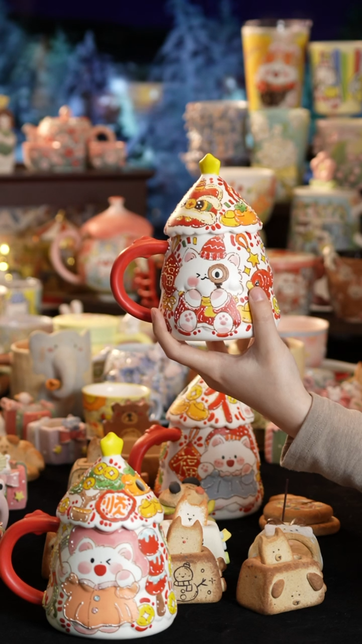 其他陶景德镇釉下彩手绘设计师款陶瓷