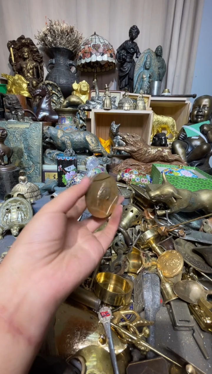 茶盏大阪回流商品铜器摆件77
