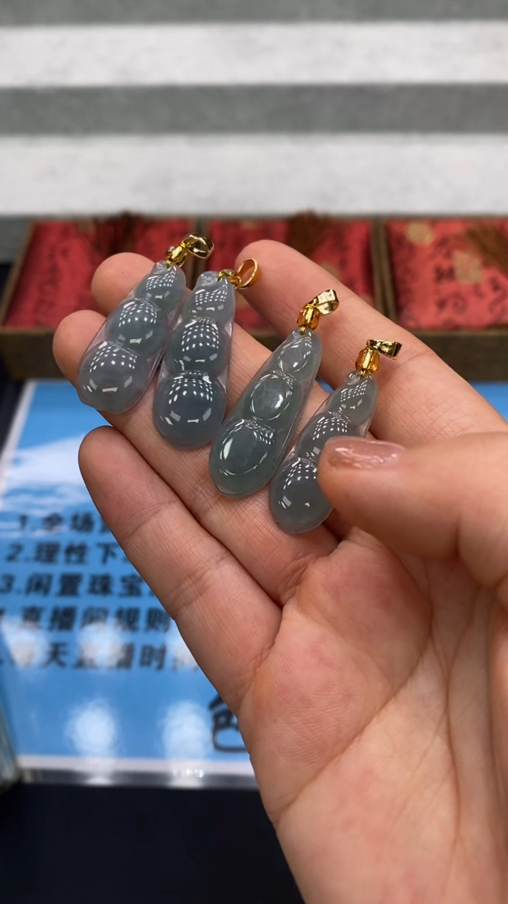 吊坠(不含链)合金翡翠JJ0028
