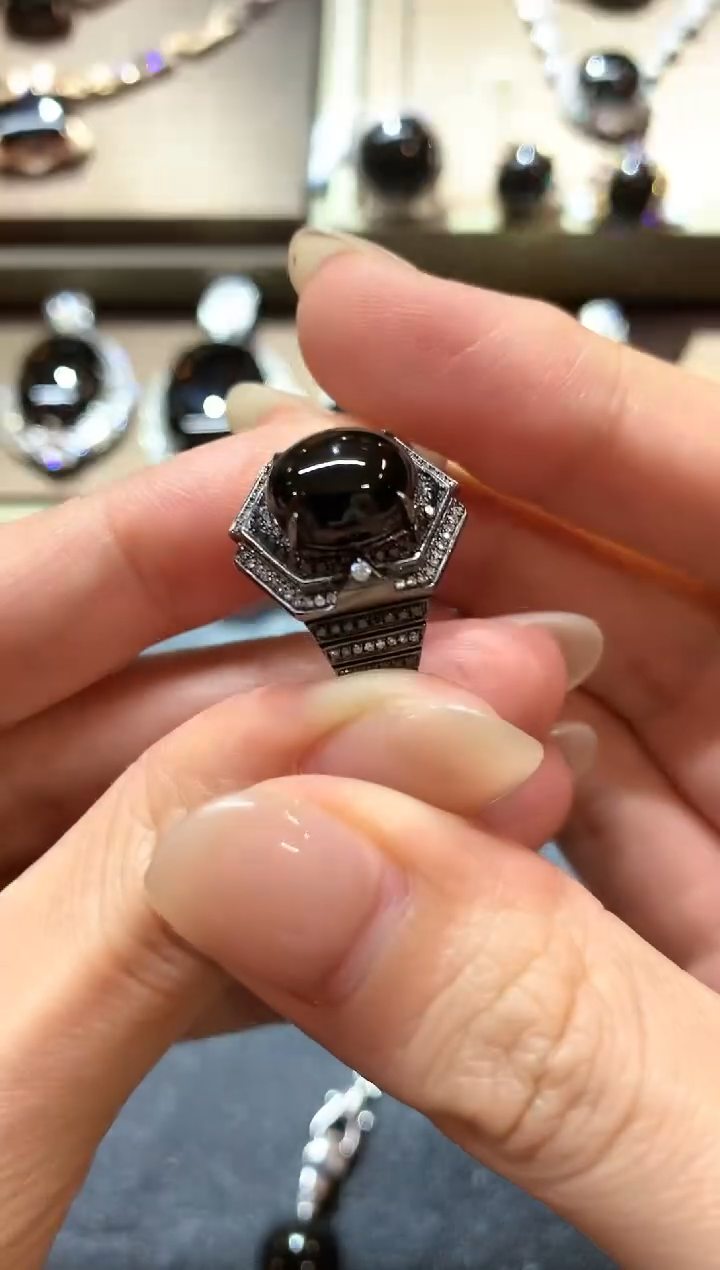 【闪购商品】翡翠戒指18K金镶嵌a59多样性一件发货不退换