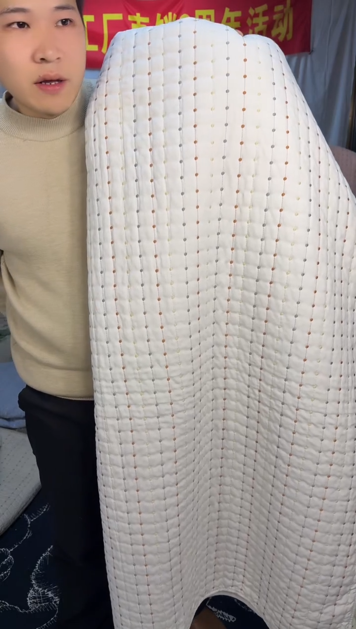 棉230*250白色单床盖