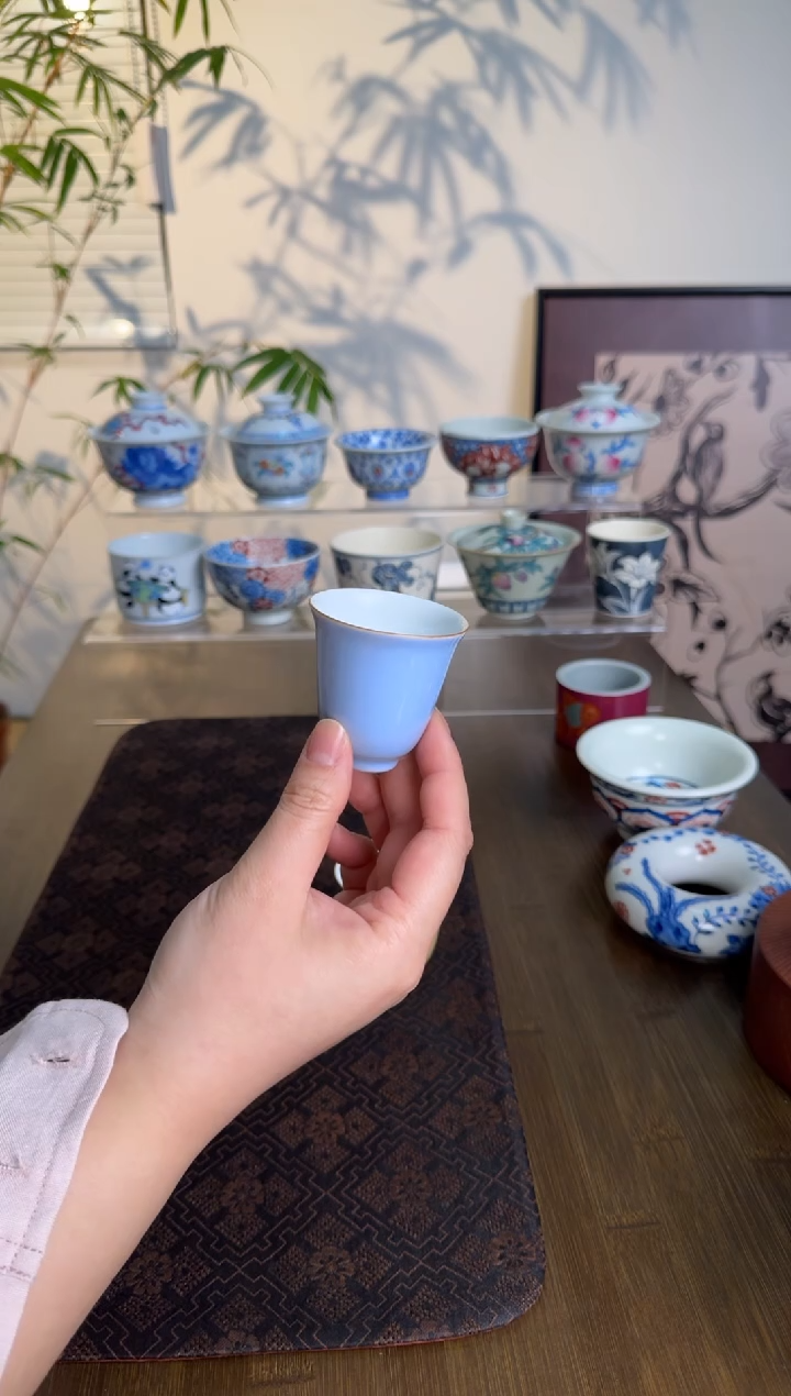【闪购商品】景德镇单色釉茶杯茶杯